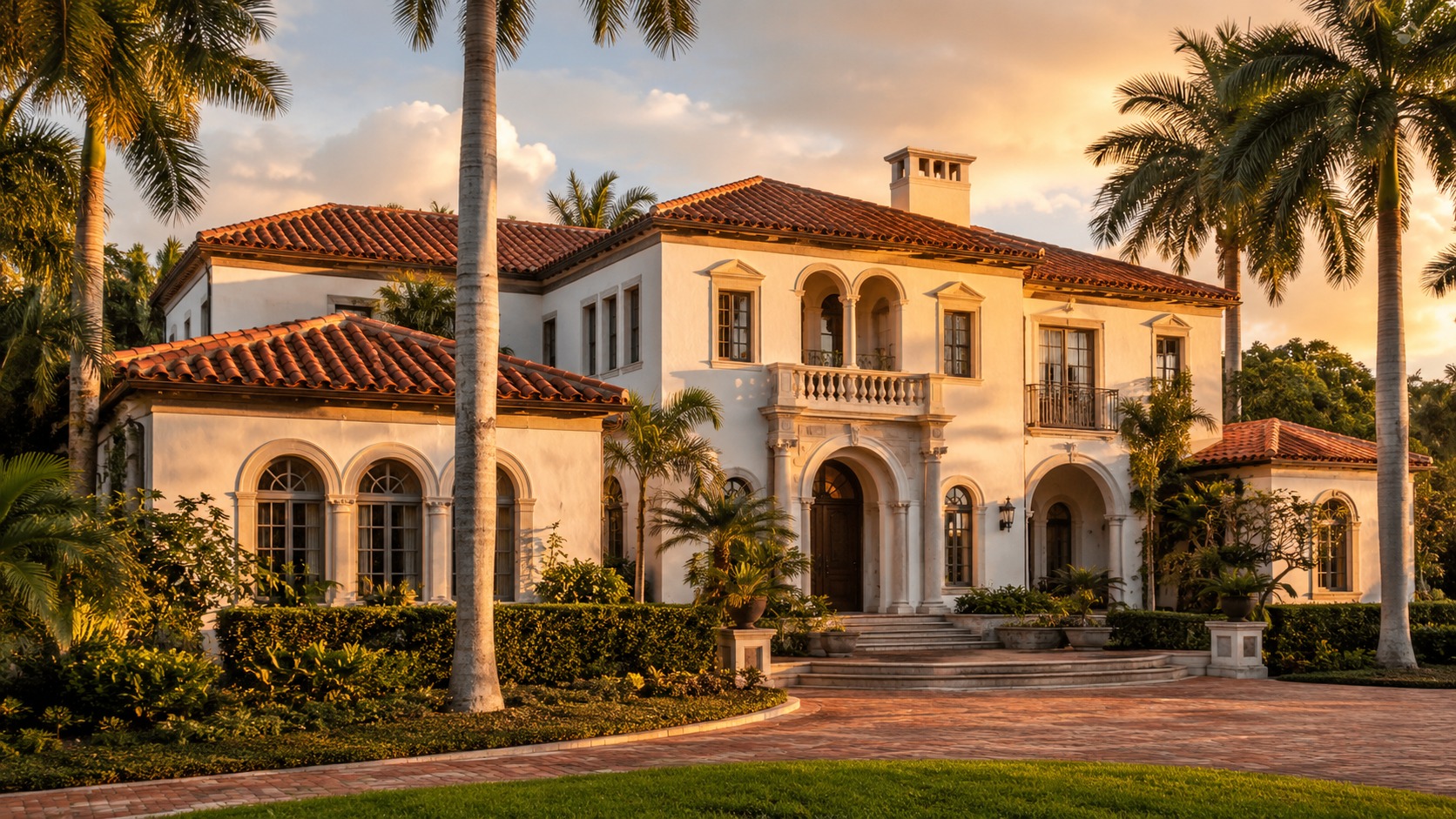 Mediterranean Revival barrel-tile reinstall in Coral Gables