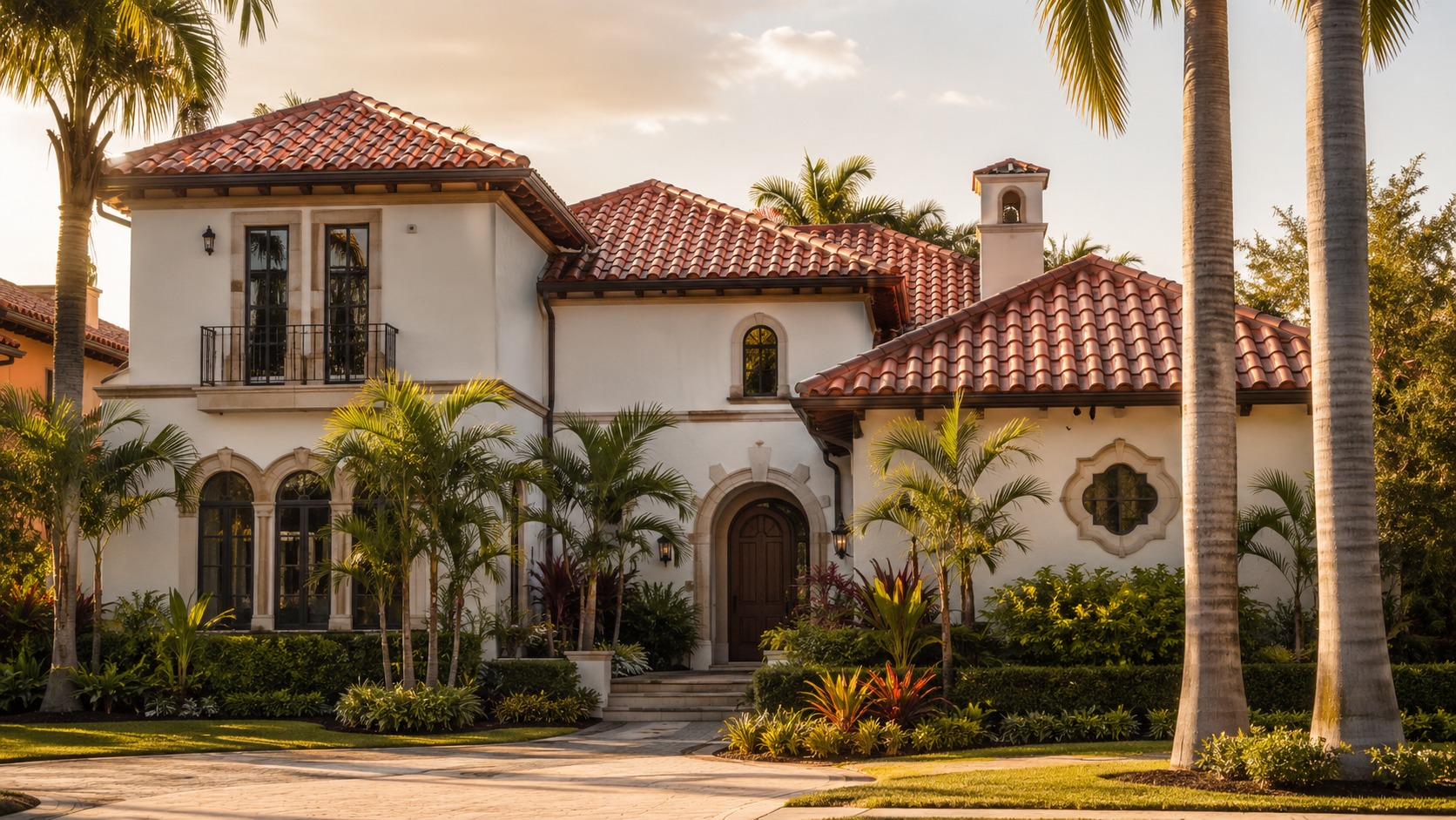Tile-look metal roof on a BAR-district home